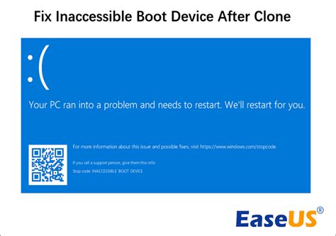 no boot device available after clone|clonezilla inaccessible boot device.